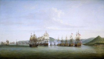 エスタンとバリントンの戦いのサント・リュシーの戦い 1778 年の海戦 Oil Paintings